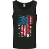 Gildan USA Dog Tags Veterano Militare Americano Giacca Canottiera Uomo