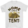 Gil dan Home Is Where My Tenda È Divertente Campeggio T-Shirt 100% Cotone