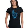 Chitarra Teschio T-Shirt Chitarrista Motociclista Acustiche Elettrico Bass Amp