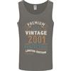 Gildan Gilet Da Uomo Vintage Premium 25° Compleanno 2001