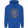 lovetshirts Think Like A Pirata Atto Capitano Vela Uomo 80% Cotone Felpa con Cappuccio
