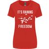 Gildan T-Shirt Donna Freedom Parachute Regiment Para 1 2 3 4 SAS Taglio Più Ampio