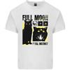 Gildan Maglietta Per Bambini Feral Instinct Gatto Nero Halloween A Piena Luna