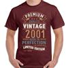 25th Compleanno 2001 Uomo Divertente 25 Età Vintage Anno Limited Edition