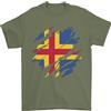 Gildan T-Shirt Aland Da Uomo 100% Cotone