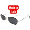 Grant occhiali da sole uomo vintage made in italy anni 2000 metallo nero rosso GRANT