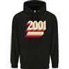 Big On Birthdays Felpa Vintage Originale Per Il 25° Compleanno Del 2001 Da Uomini 80% Cotone