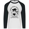 Fruit of the Loom Join il Nostro Coven Divertente Halloween Cat Uomo L/S Baseball T-Shirt