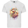 Gildan T-Shirt In Cotone Leggero Con Riccio Acquerello Da Uomo
