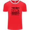 Fruit of the Loom Viking Blood Scorre In Me Nave Vela Uomo Ringer T-Shirt