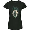 Gildan A Vela Nave IN The Chiarore di Luna Marinaio Donna Minuta Taglio T-Shirt