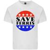 Gildan Save Ferris Divertente Maglietta In Cotone Leggero Da Uomo Degli Anni '80