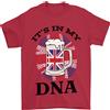 Gildan Inglese Birra Its Nel Mio DNA Union Jack Bandiera T-Shirt 100% Cotone