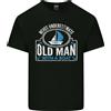 Gildan Un Uomo Anziano con Una Barca Marinaio Vela Divertente Cotone Leggero T-Shirt