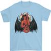 Gildan T-Shirt Uomo Devil Woman Death Heavy Metal Rock 100% Cotone