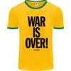 Fruit of the Loom La Guerra È Finita Se Lo Vuoi Maglietta Ringer Uomo John Lennon FotL