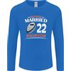 Gildan T-Shirt A Maniche Lunghe Rugby 22 Anni Di Anniversario Di Matrimonio 22°