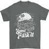 Gildan Home Is Where You Park Divertente Caravan T-Shirt 100% Cotone