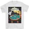Gildan Divertente Gatto Poker How Much È Pesce T-Shirt 100% Cotone