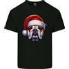 Gildan T-Shirt In Cotone Leggero Per Uomo Con Union Jack Del Bulldog Inglese Di Natale