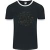 Fruit of the Loom T-Shirt Ringer Da Uomo North Constellations Stars Space FotL