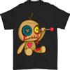 Gil dan Maglietta Da Uomo Voodoo Doll Eye Evil Spirits Dark Magic Halloween 100% Cotone