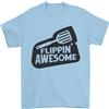 Gil dan Flipping Stupenda Divertente BBQ Chef Festa Del Papà T-Shirt 100% IN Cotone