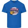 Gildan Worlds Okayest Chitarra Player Divertente Uomo Cotone Leggero T-Shirt