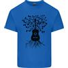 Gildan T-Shirt In Cotone Per Uomo Con Chitarra Acustica E Radici D'Albero