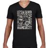 Drumming T-Shirt Uomo Divertente Batterista Drum Stick Kit Musica Rock Cymbal