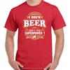 I Brew Birra T-Shirt Uomo Divertente Compleanno 30th 40th 50th 60th Padri Giorno