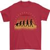 Gildan Maglietta Da Uomo Metal Detecting Evolution 100% Cotone