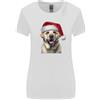 Gildan T-Shirt Donna A Manica Larga Con Cappello Di Natale Per Labrador Dorato