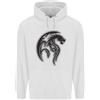 Awdis Nero Tribale Stile Tatuaggio Dragon Bambini Felpa con Cappuccio