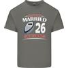 Gildan T-Shirt In Cotone Leggero Per Uomini Del 26° Anniversario Di Matrimonio