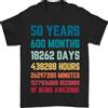 Gil dan T-Shirt Per Uomo 50 Anni 50° Compleanno 100% Cotone