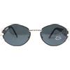 Vintage occhiali da sole uomo donna vintage anni 90 made in italy argento ovali CUSTOM