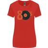 Gildan T-Shirt Donna A Taglio Ampio Con Giradischi In Vinile Musica Anni '80