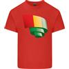 Gildan T-Shirt Leggera In Cotone Con Bandiera Arricciata Del Guinea Per Uomini