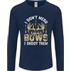 Gildan I Don'T Abbigliamento Fiocchi I Shoot Li Tiro Uomo Maniche
