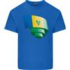 Gildan T-Shirt Leggera In Cotone Con Bandiera Di Saint Vincent E Grenadine Per Uomo