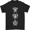 Gildan Scimmie Vedere Hear Resistenti Tutti Evil Scimpanzè T-Shirt 100% IN Cotone