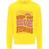 Awdis Felpa Jumper Per Bambini Hippy Divertente Anni '60 Keep The Love Flowing