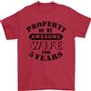 Gildan T-Shirt Divertente Per Moglie 5° Anniversario Di Nozze 5 Anni 100% Cotone
