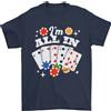 Gildan I'M Tutto IN Poker T-Shirt 100% Cotone
