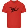Gildan Abstract Paracadutista Caduta Libera Paracadutismo Uomo Cotone Leggero T-Shirt