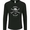 Gildan Naviga I Mari Jolly Roger Teschio Pirati Maglietta A Maniche Lunghe Da Uomo