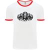 Fruit of the Loom T-Shirt Ringer Per Biker Uomo Devil Rider