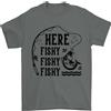 Gildan Ecco Pesce Pesce Divertente Maglietta Da Pescatore Uomo 100% Cotone