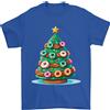 Gildan Donut Albero di Natale Divertente Natale Cibo T-Shirt 100% Cotone